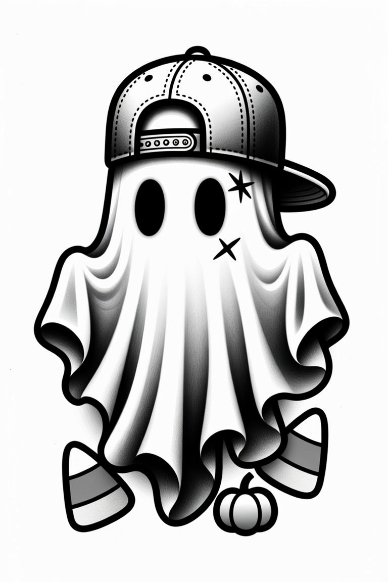 Trick R' Treat Pop II — black and grey Halloween flash design